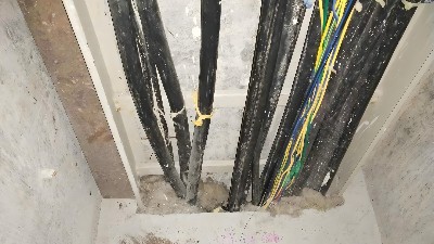 電纜井穿越樓板處防火封堵方法